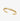 Bild på armbandet Flow i Guld med vit bakgrund.
