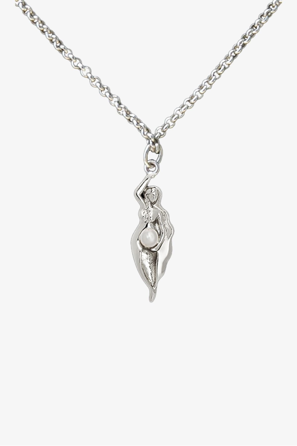 OYS GODDESS CHARM on CHAIN Silver