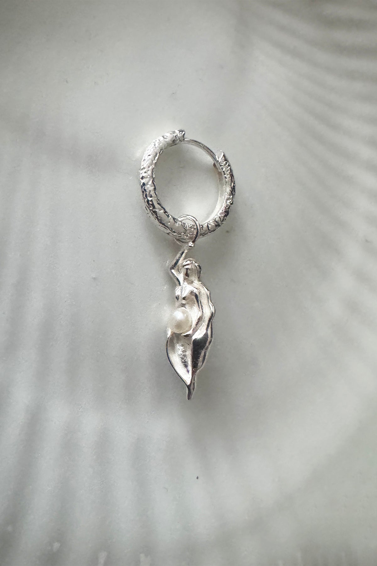 Earring OYS Goddess Silver singel