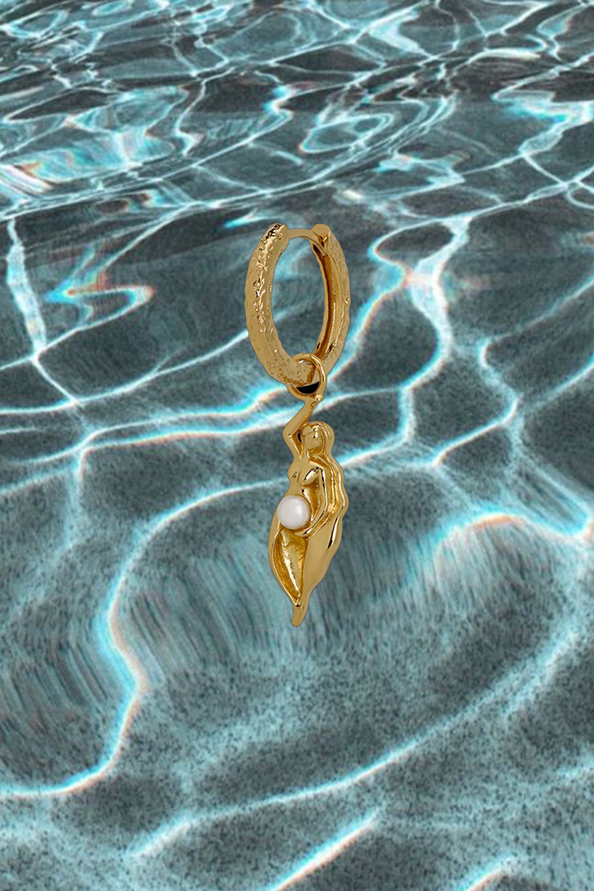 Earring OYS Goddess Gold Singel